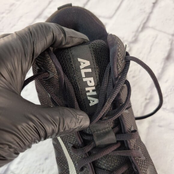 Nike Alpha Menace Pro Mens Mid Football Cleats Sz 14 Black Silver 880410-010 - Picture 6 of 12